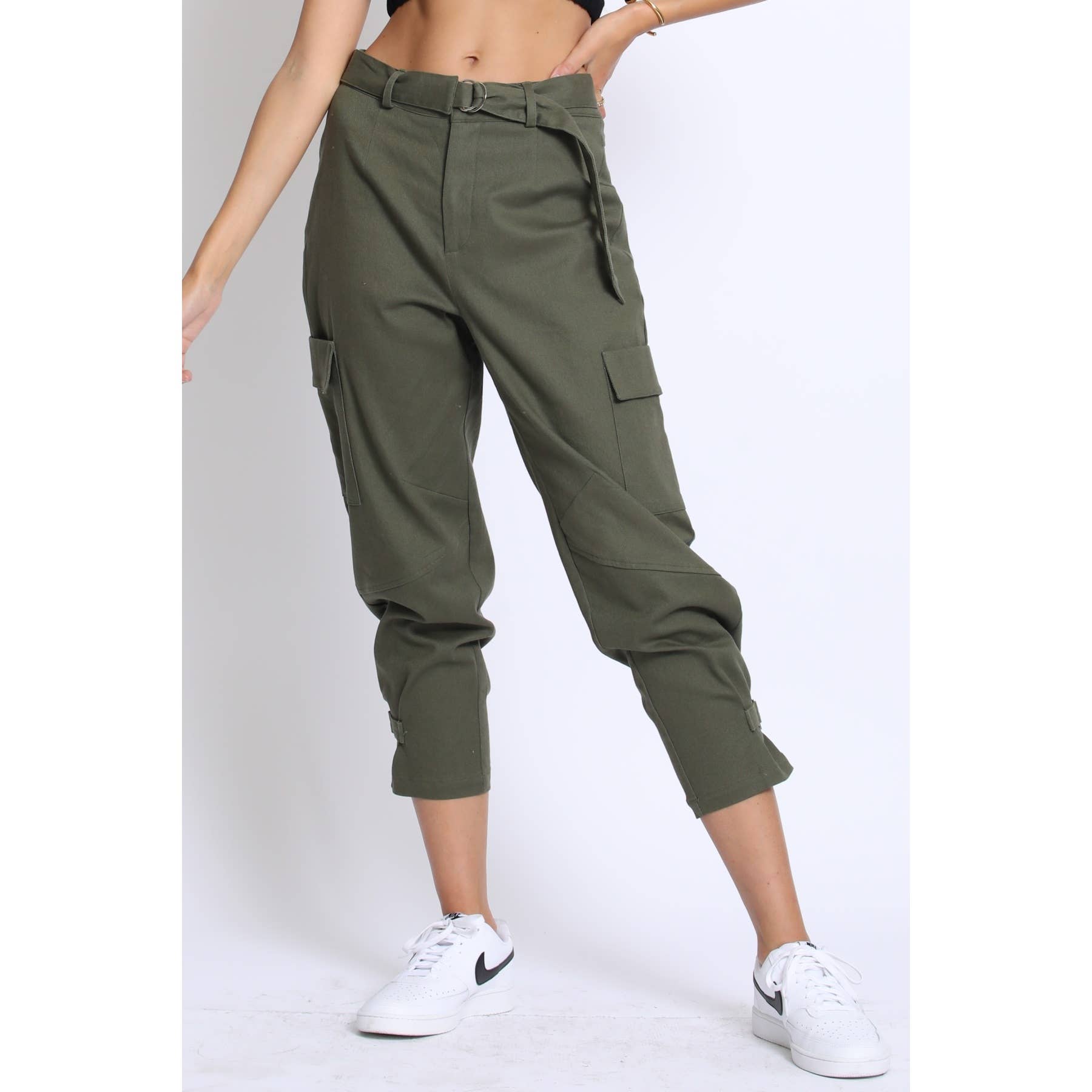 Sans Souci - Wholesale Pants - Women's - CROPPED CARGO PANTS8