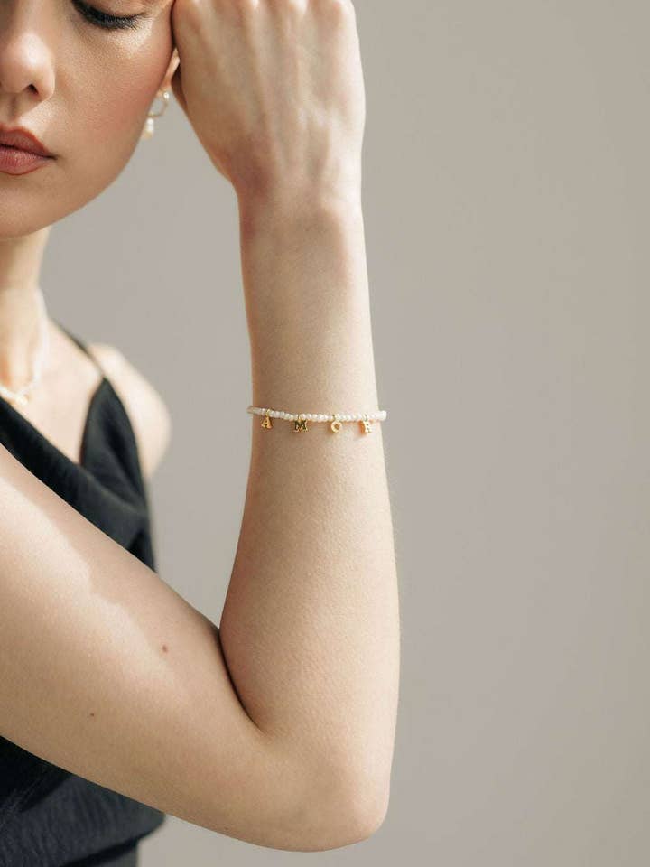 Bracelet Rime initiales for wholesale by LA MAISON GISEL B.