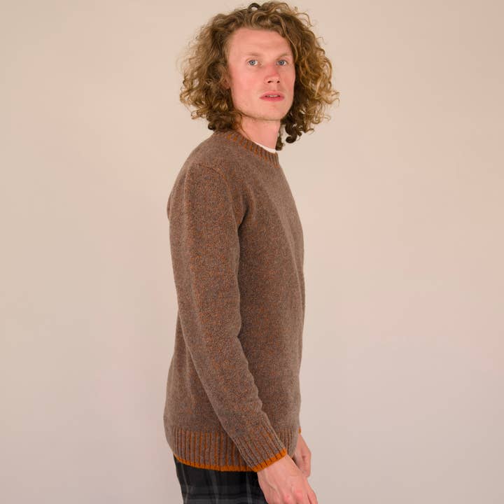 Origin Knitwear - Wholesale Knit Sweater - Men's - Soufflé - Piccadilly - Rustic