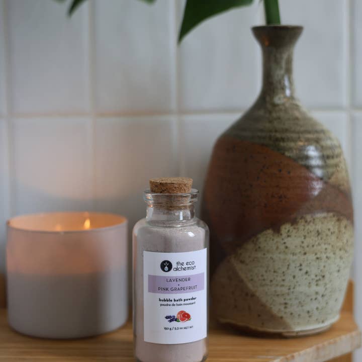 The Eco Alchemist - Wholesale Bath Soak/Milk - Lavender + Pink Grapefruit Bubble Bath Powder