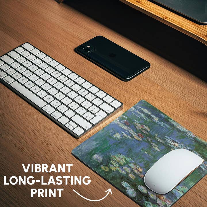 3dRose - Wholesale Mousepad/Trackpad - 3dRose, Waterlilies by Claude Monet Impressionist , Mouse Pad5