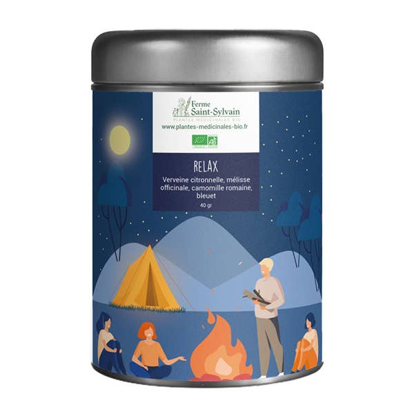 Relax - Organic mixed herbal tea for wholesale by La Ferme Saint-Sylvain