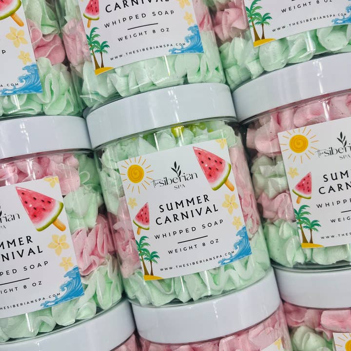 The Siberian Spa - Wholesale Whipped soap - Summer Carnival Whipped Soap3
