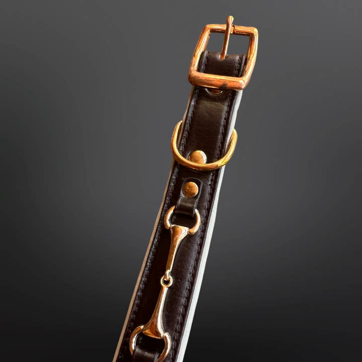 Westrian International - Wholesale Pet collar – Dog - CLEARANCE Snaffle Bit White Padded Leather Dog Collar1