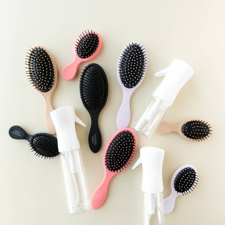 Modern Piggy - Wholesale Hair Brush/Comb - Black | Small Brush3