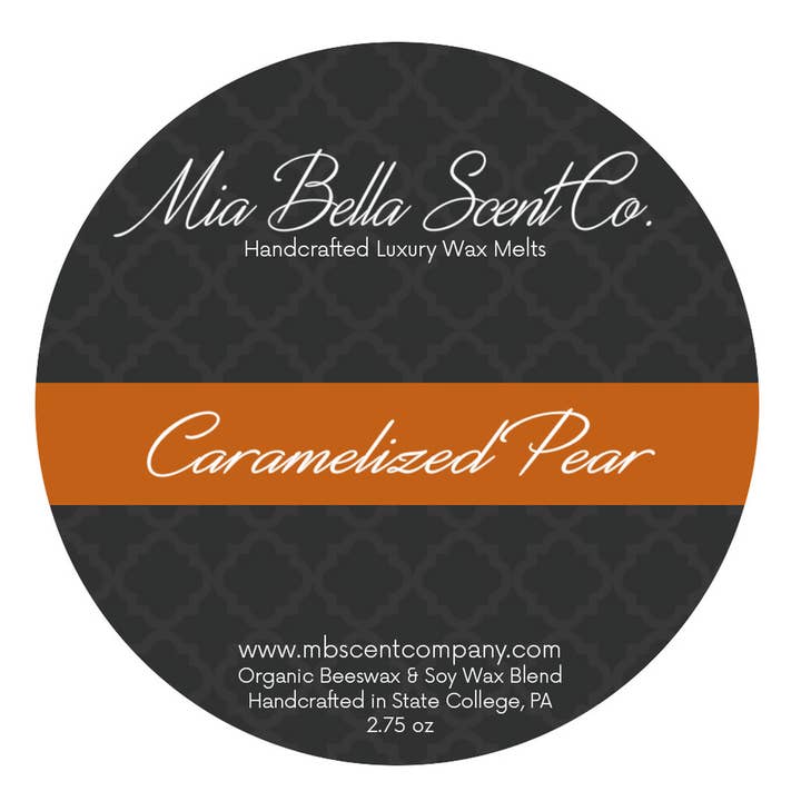 Fonte de cire de poire caramélisée pour la vente par Mia Bella Scent Company