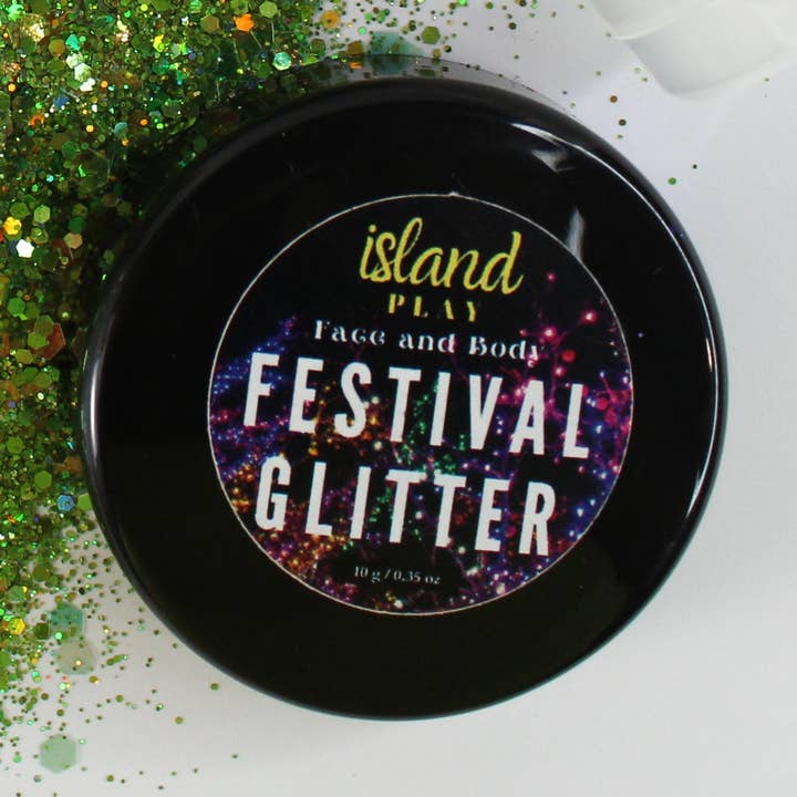 Limelight Green - Festival Glitter (10g) for wholesale by Island Play Cosmetics