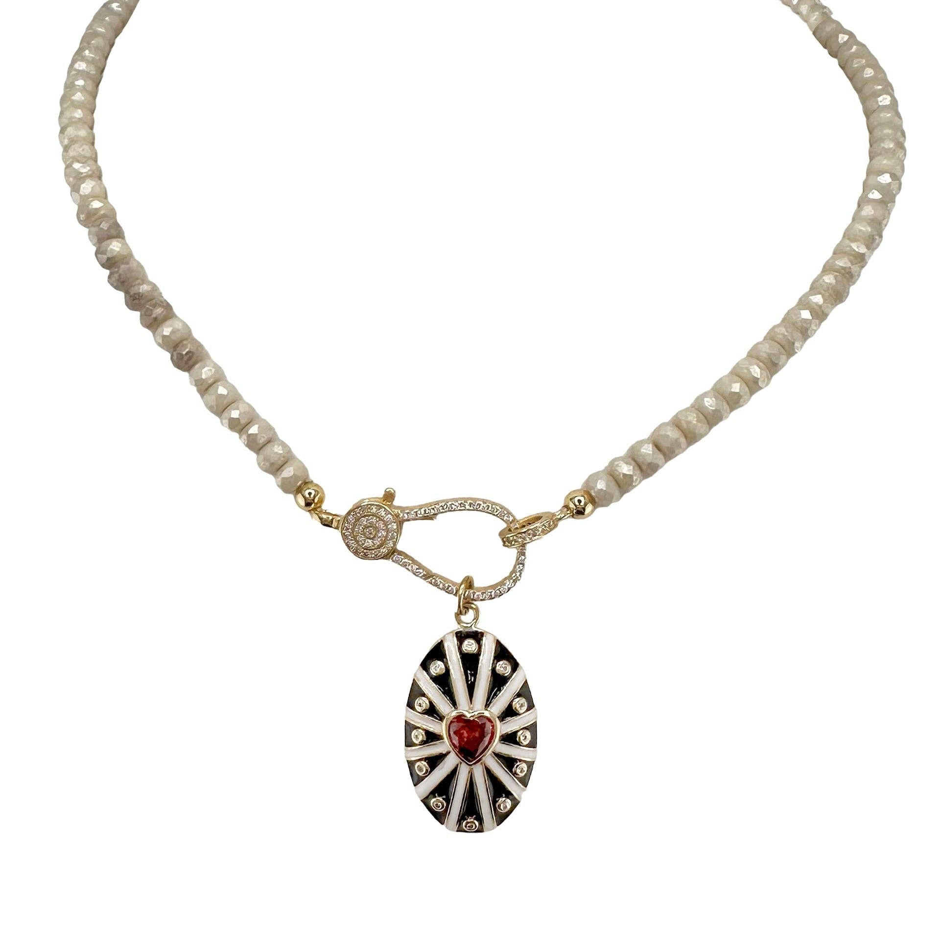 Love, Lisa – wholesale Pärlband/Pärlhalsband – Harper Crystal Clasp Halsband26