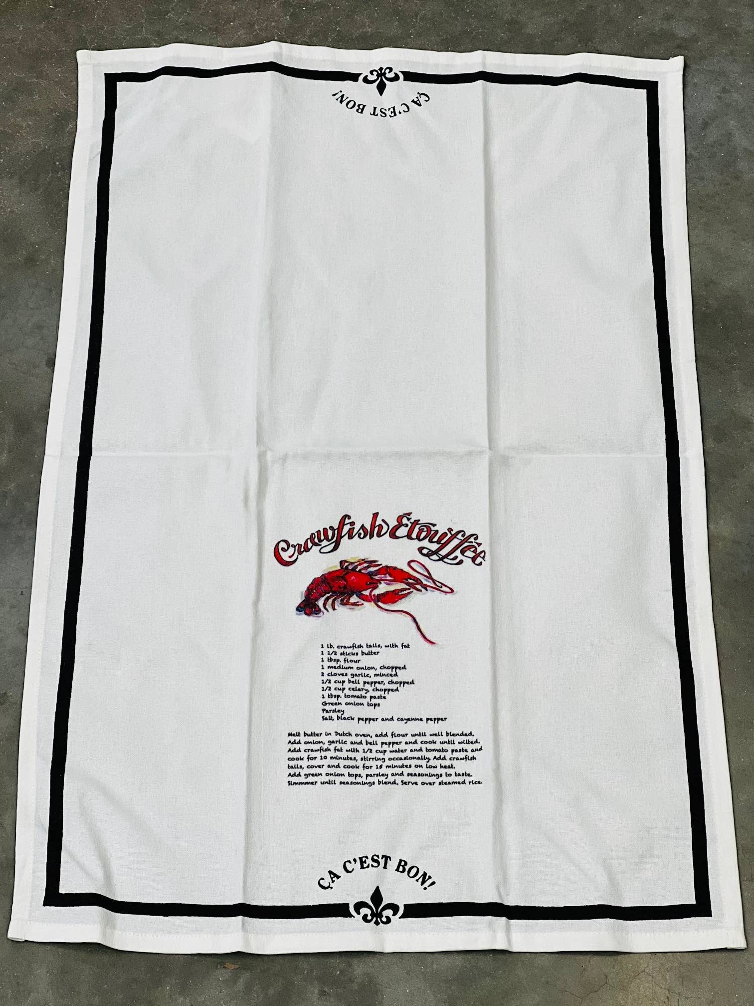 THE PARISH LINE – Großhandel Geschirrtücher – Küchentuch - Ca C'est Bon Crawfish Etouffee2