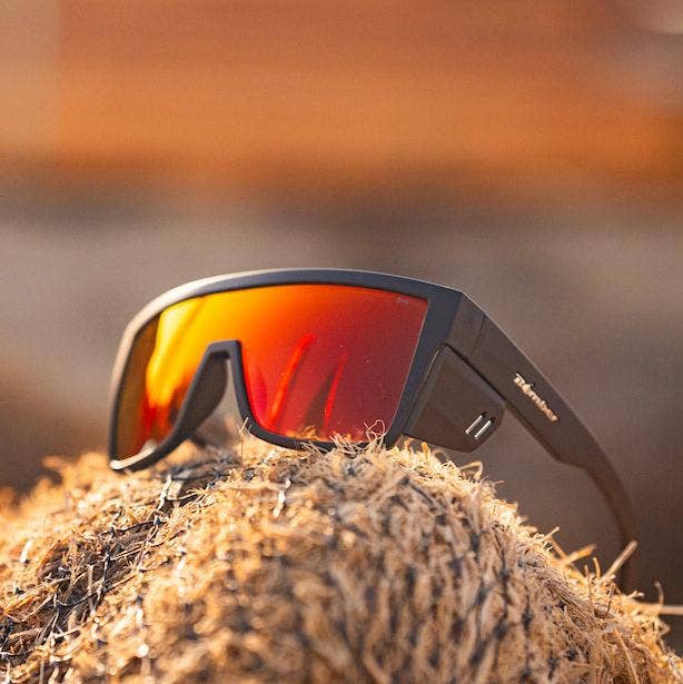 Under The Sun Originals / Bomber Eyewear – Engroshandel Solbriller - Unisex – Buzz Bomb Sikkerhed - Fotokromisk Ild Rød Orange Spejl12