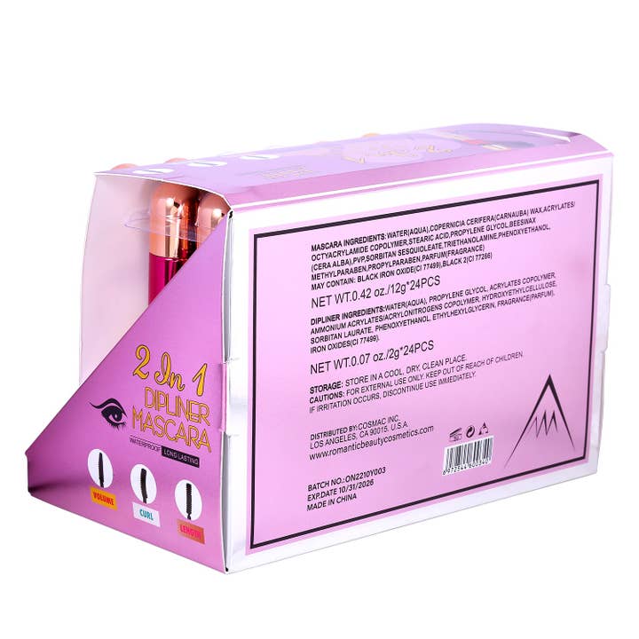 Diacly - Wholesale Mascara - 24 PC 2 In 1 Lasting Dipliner Mascara2