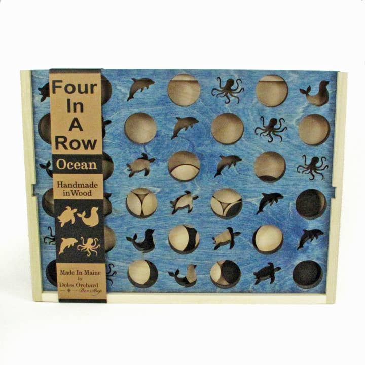 Four-in-A-Row Game - Ocean for wholesale by Made and Assembled