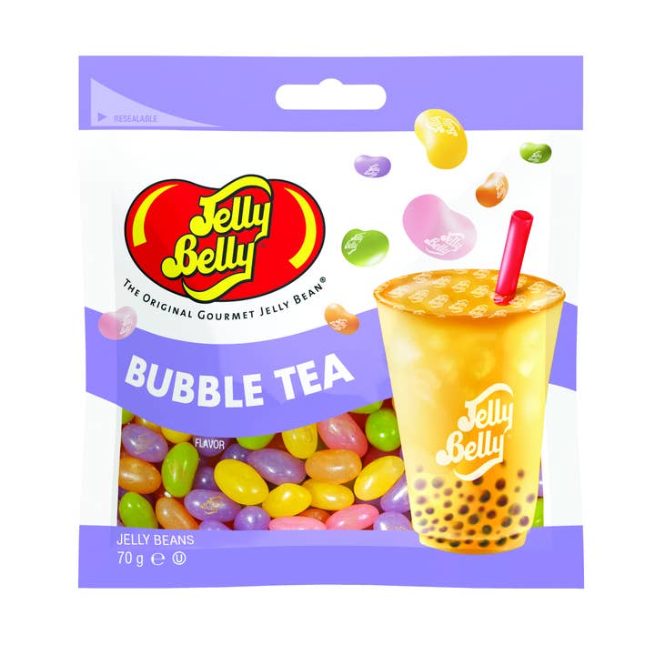 Jelly Belly Bubble Tea 70g Reasealable bag 42322 for wholesale by The Original Candy Company