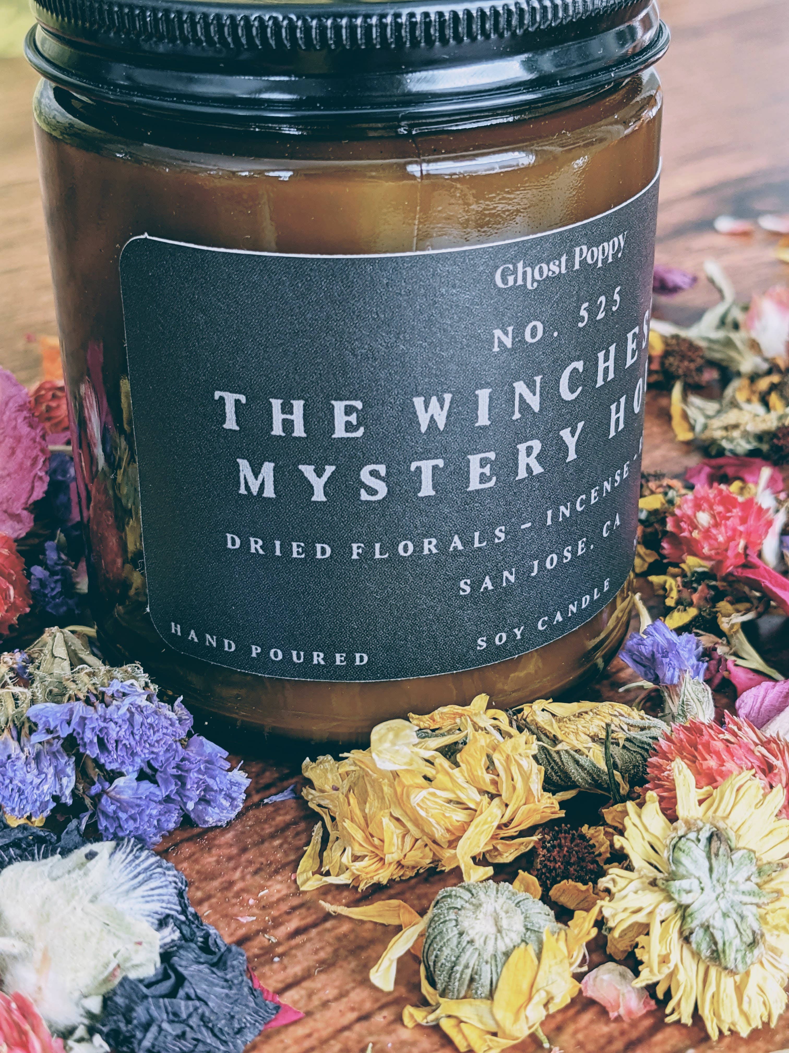 Ghost Poppy - Wholesale Jar/Filled Candle - The Winchester Mystery House Candle3