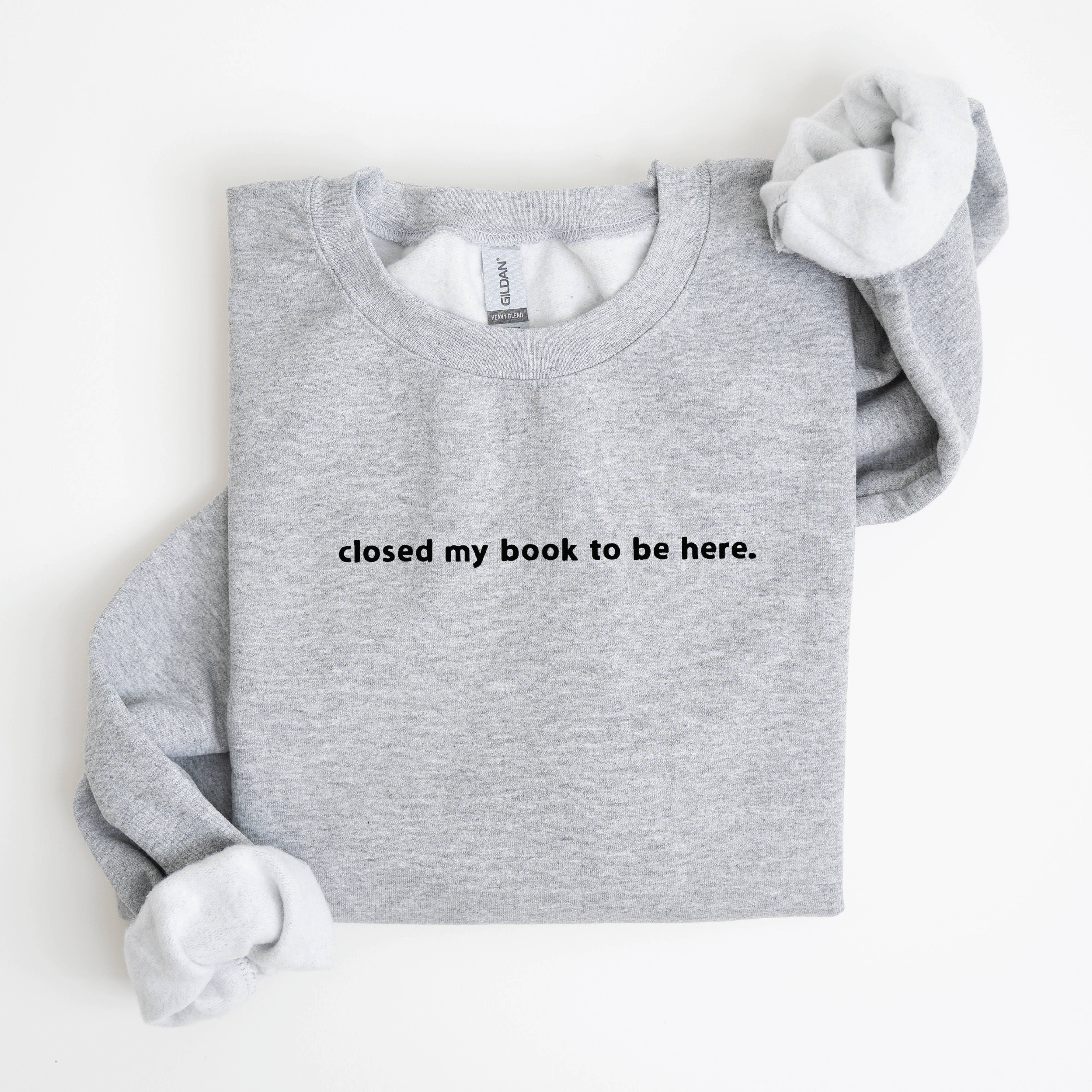P E T I T R U E - Wholesale Sweatshirt - Women's - EMBROIDERED Sweatshirt for Book Lover Bookish Gifts