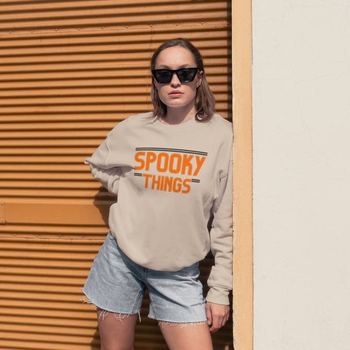 ST Wholesale - Wholesale Graphic Sweatshirt - Women's - Spooky Things Sweatshirt0