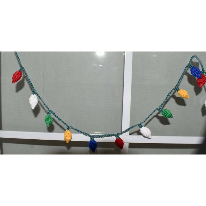 Crochet Christmas Lights Garland, Christmas Home Decoration for wholesale by TOMOPOD LLC