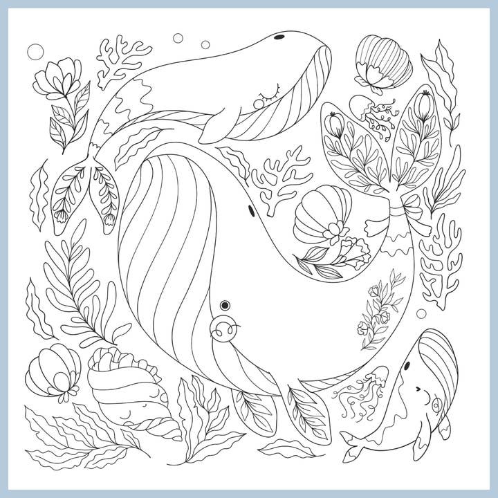 Mixed Media Resources LLC - Wholesale Coloring & Activity Book - Adult - So Many Cute Animals! Sweet & Whimsical Scenes to Color2