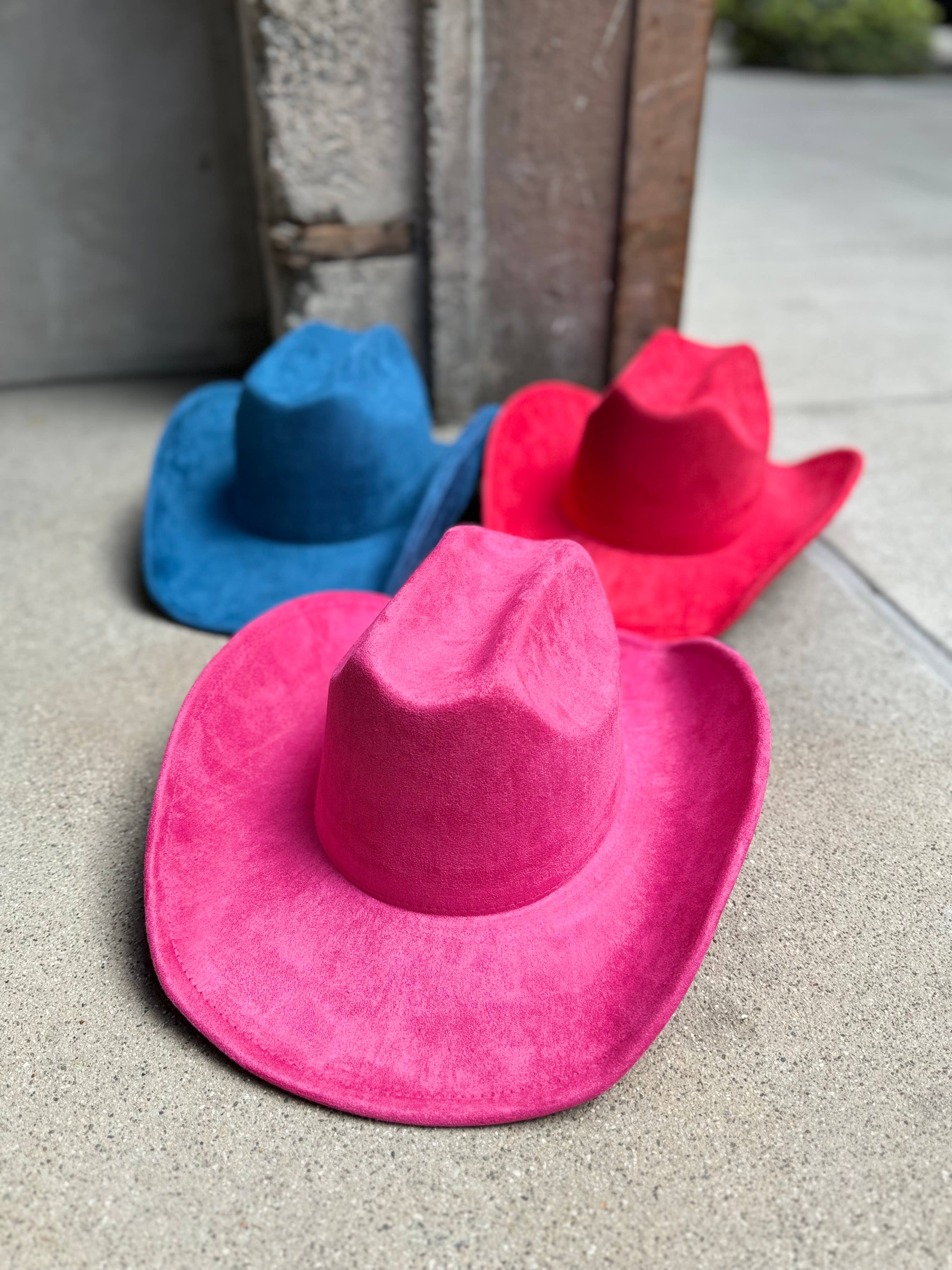 Love and Thyme - Wholesale Cowboy Hat - Women's - Best Seller! VEGAN SUEDE CATTLEMAN COWBOY HAT2