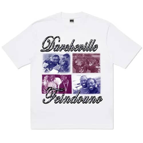Feindouno & Darcheville T-shirt for engroshandel hos Retro Football Gang