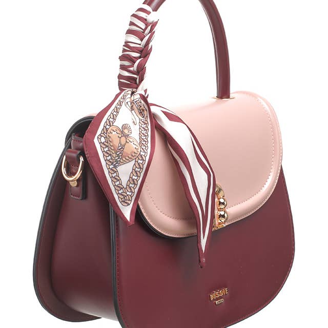 Bessie London - Vendita all'ingrosso Borsa con manico - Donna - BORSA A TRACOLLA CON PATTA E MANICO SUPERIORE URBAN SCARF10