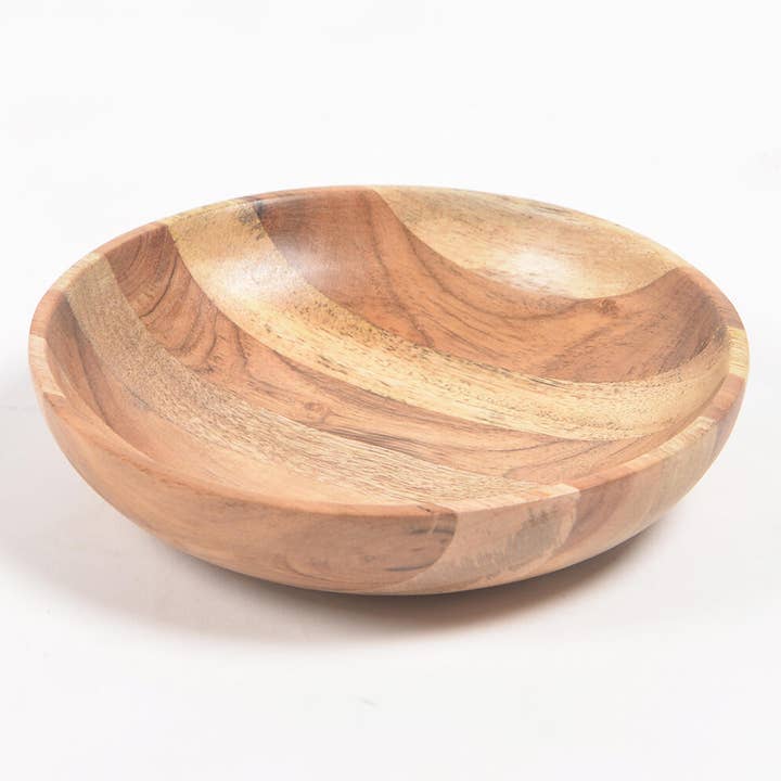 Natural Wooden Fruit Bowl for wholesale by IndieRoots
