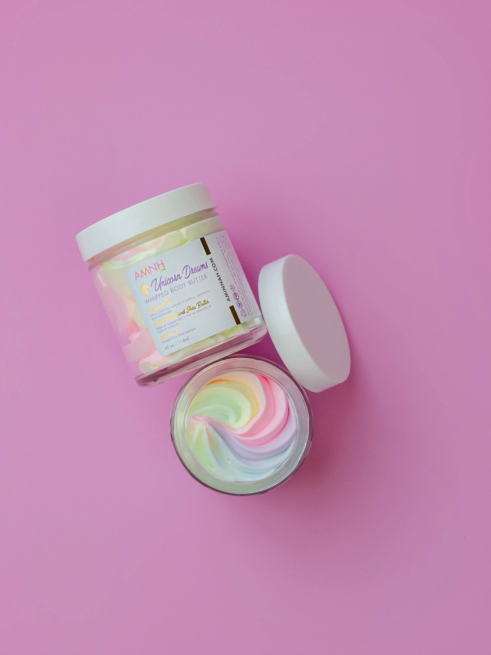 AMINNAH - Wholesale Body Balm/Butter - "Unicorn Dreams" Whipped Body Butter1
