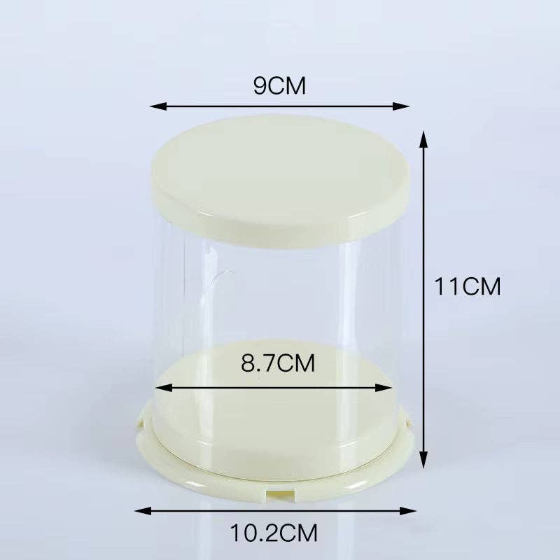 Elegant Design Supply – wholesale Cake decorating kit – Mini 2 inch Transparent Clear Box (10pcs/set)0