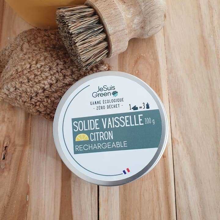 JeSuisGreen - Wholesale Dish Soap - Solid dishwasher/ Soap 100g lemon1