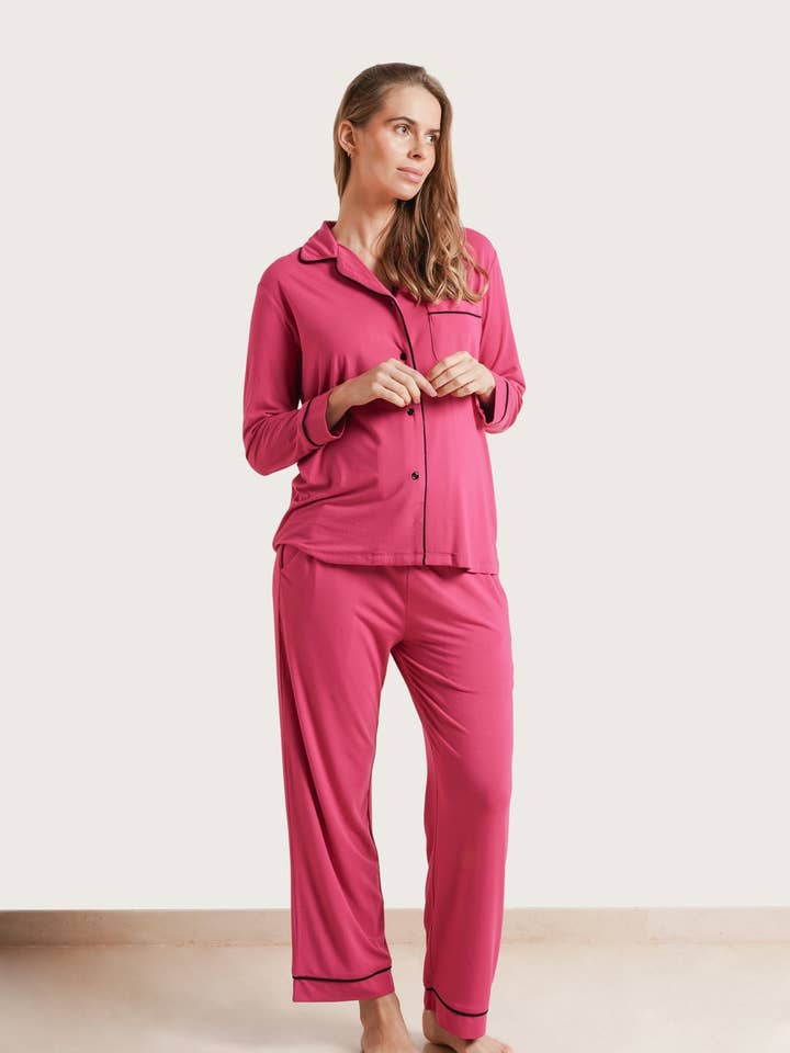 Pyjama-Set mit Herz auf meinem Ärmel für den Großhandel von Nom Maternity