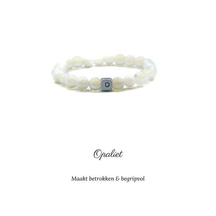 Brazalete Edelsteen inicial 5 para venta al por mayor de Beau Accessoires