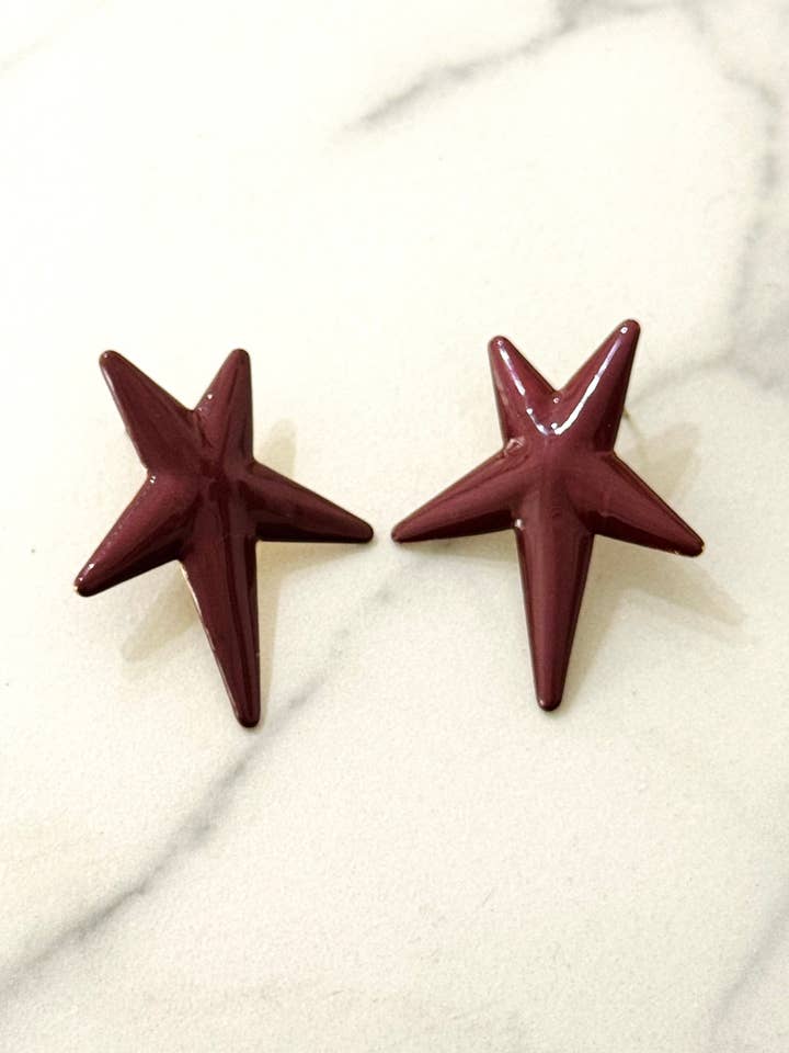 Asha Stern-Ohrringe für den Großhandel von Cassette Barcelona