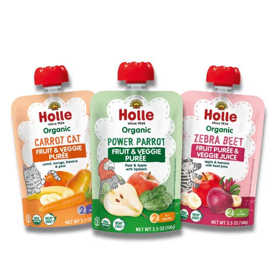 Fruit & Veggie Bundle: Carrot Cat, Power Parrot, Zebra Beet for wholesale by MOOGCO Silver Nursing Cups