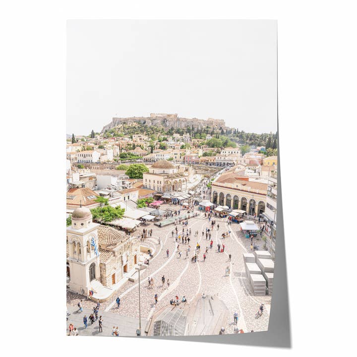 Monastiraki-pladsen i Athen | Kunstfotografi Print for engroshandel hos Natasha Riha Photography