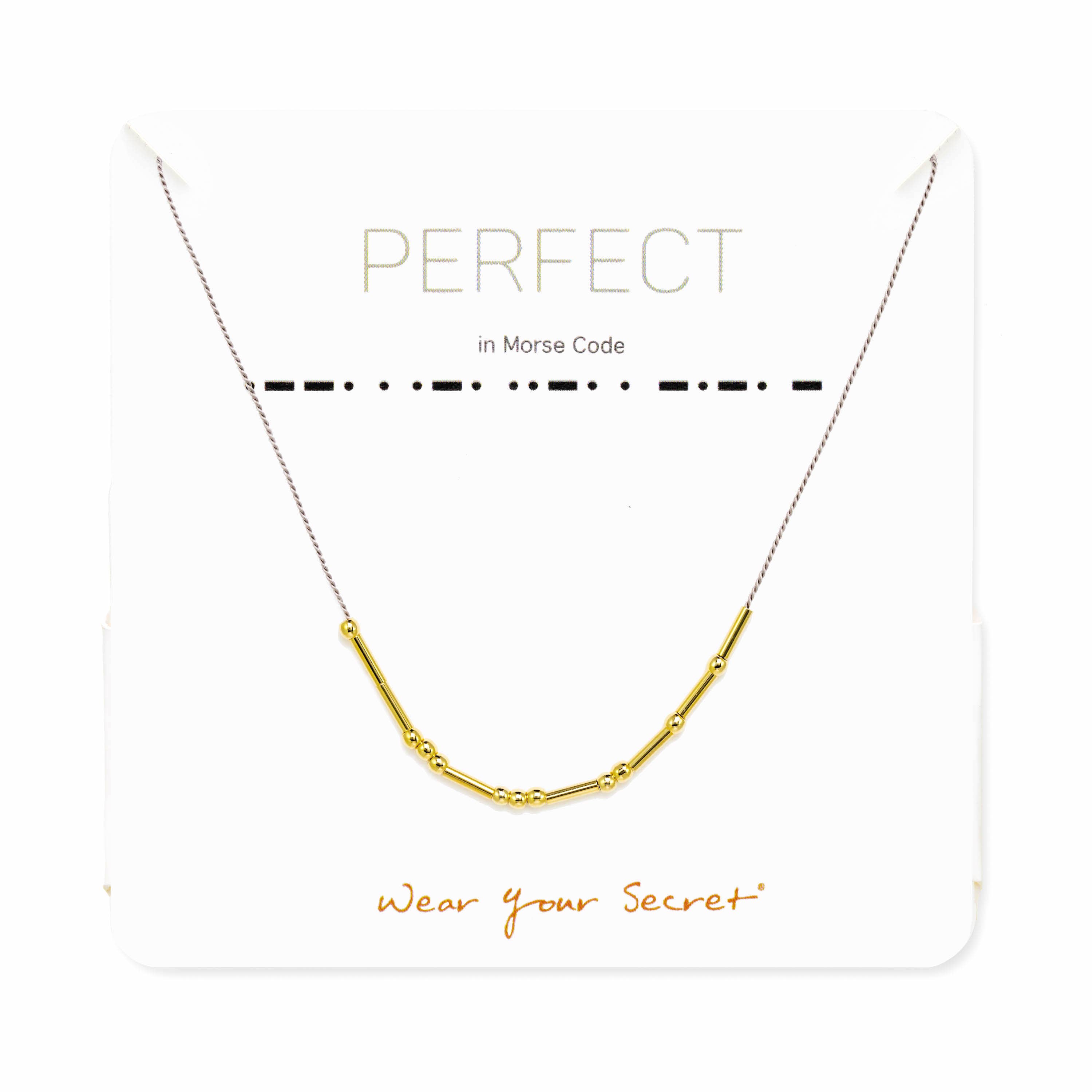REMOVED BRAND - Wholesale Link & Chain Necklace - "Perfect" Morse Code Jewelry0