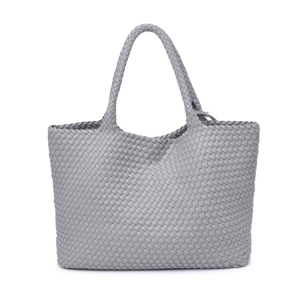 Moda Luxe - Vendita all'ingrosso Borsa tote - Donna - Borsa tote intrecciata in pelle vegana Solana62