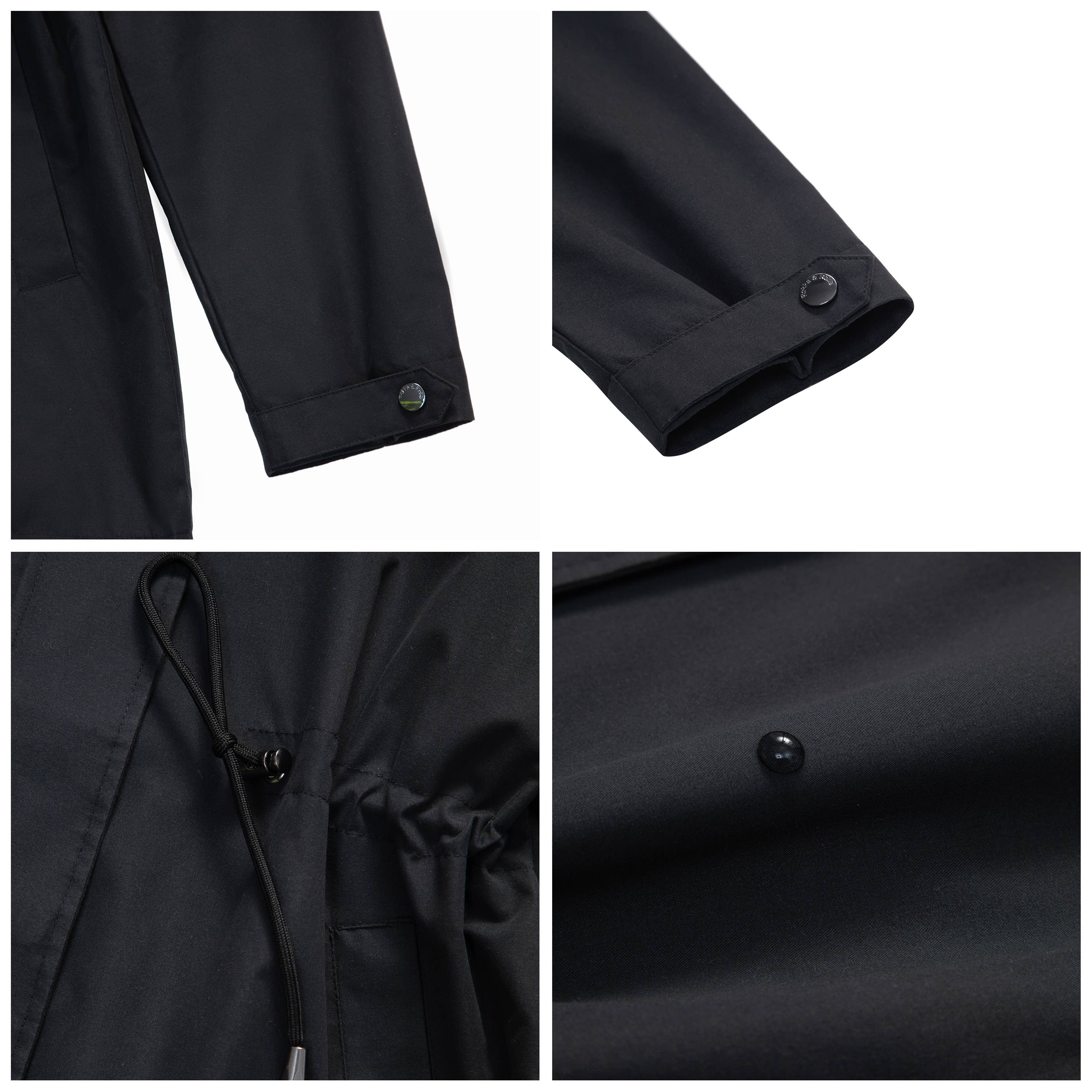 Rokka & Rolla - Wholesale Windbreaker - Women's - Women's Trench Coat Windbreaker Jacket21