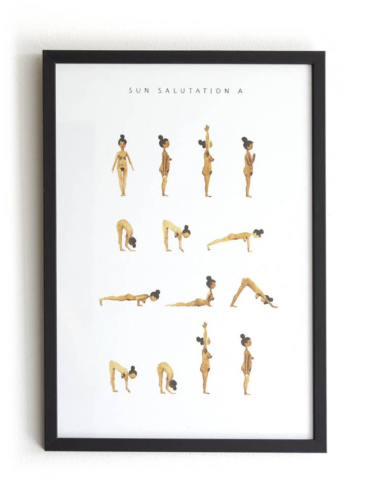Zonnegroet A - Vrouw - Goud voor wholesale door Yoga Prints