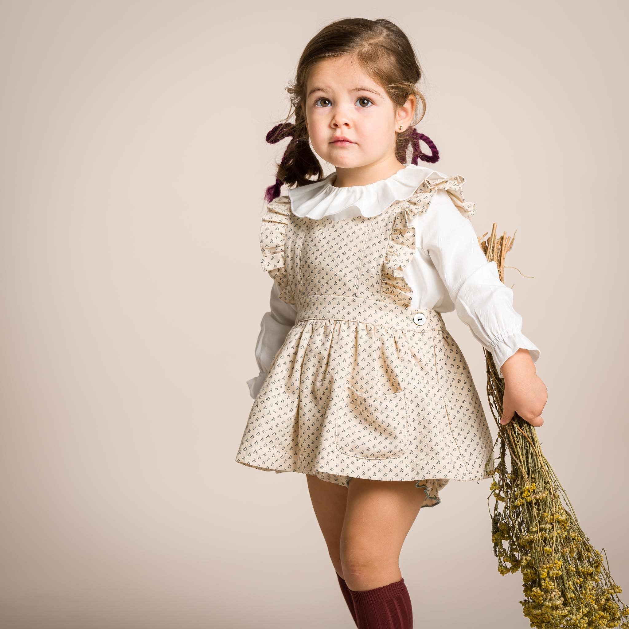 Tantara Kids - Wholesale Dress - Kids - Pichi Greta Pintitas