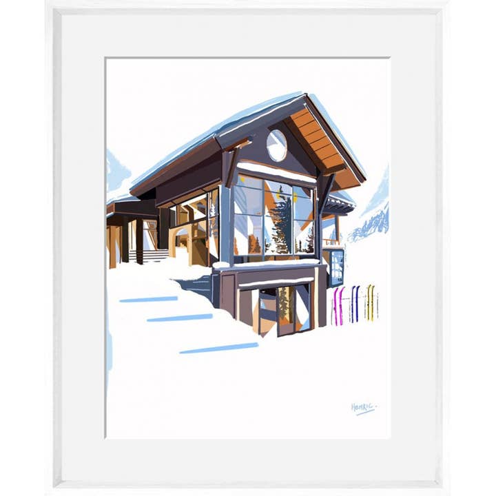 Atelier Contemporain - Wholesale Art Print - Fine Art Print - “The Chalet” - Jean-Philippe Henric