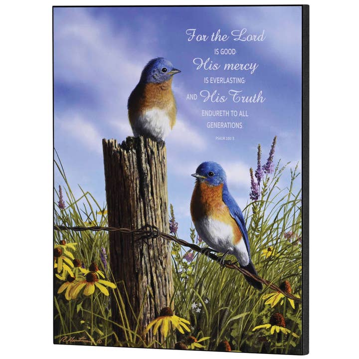 Placa de Pared Porque el Señor es Bueno 11x14 para venta al por mayor de Cottage Garden