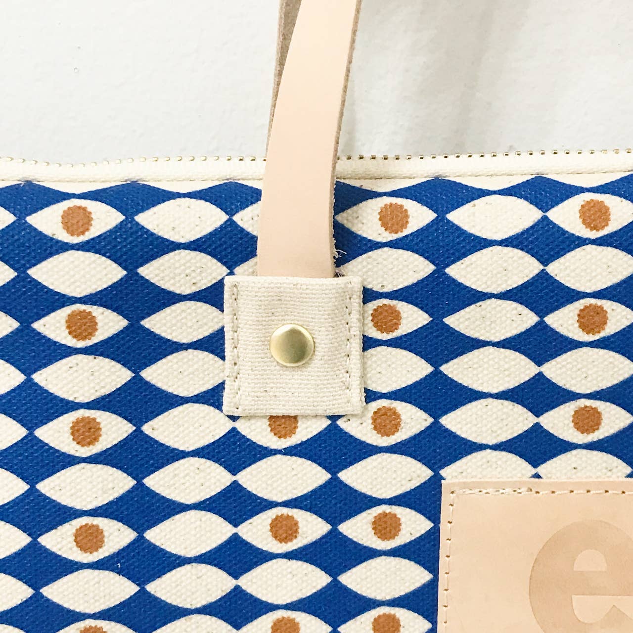 Erin Flett - Wholesale Tote Bag - Women's - ROYAL THIRD EYE COATED CANVAS FOLDER BAG2