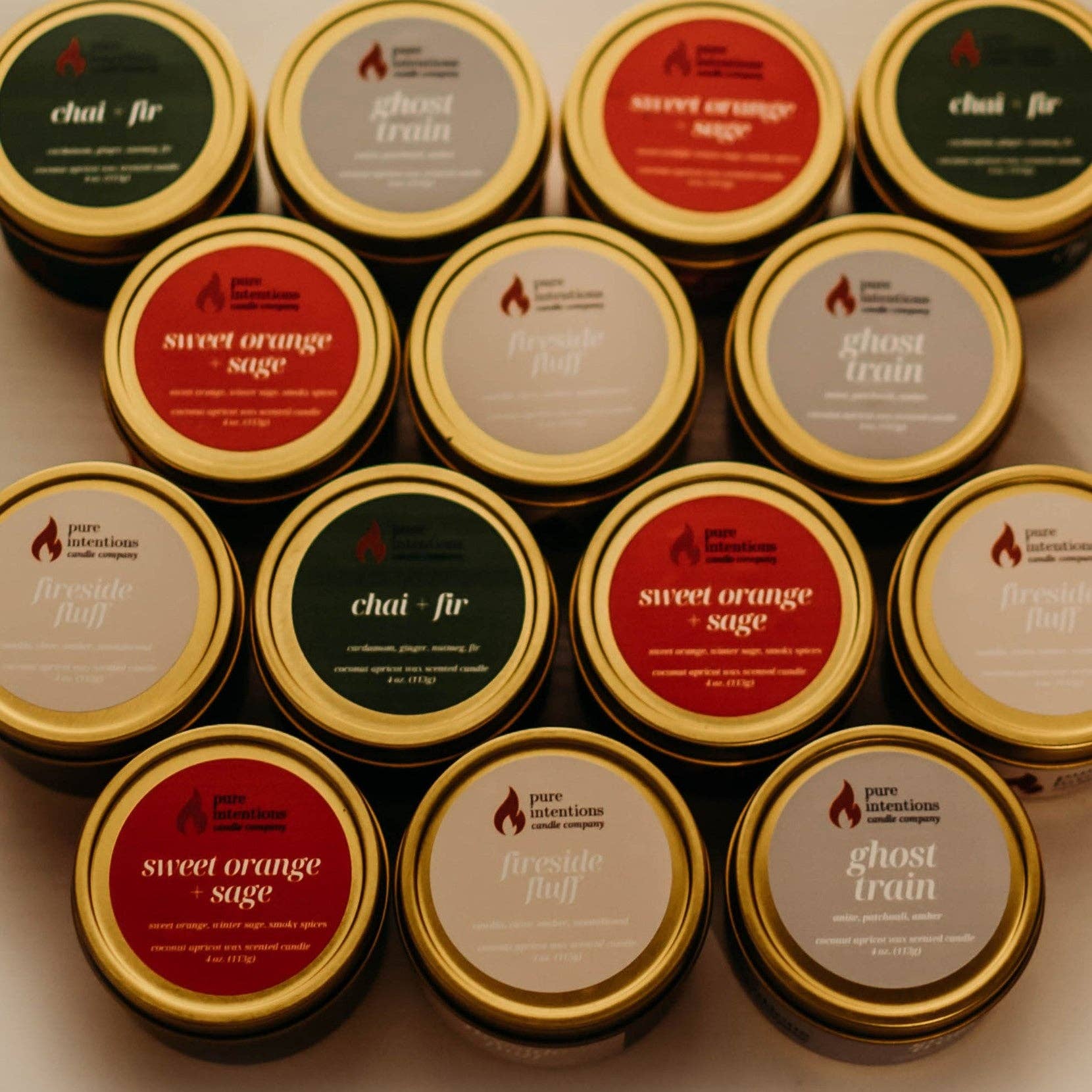 Pure Intentions Candle Company - Vente Bougie en bocal - Fireside Fluff3