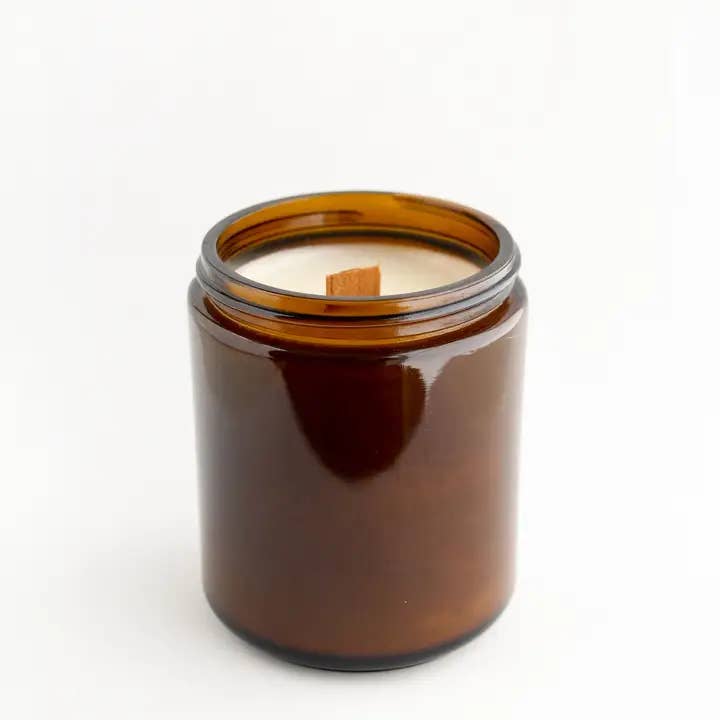 Wholesale Candles - Wholesale Jar/Filled Candle - 8 oz Wholesale Amber Candle | Fall Scents 4