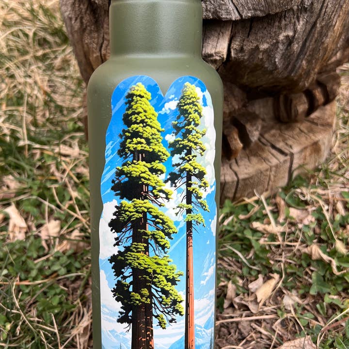 Sticker Art - Wholesale Sticker - Big Tree Sticker - Xlarge Redwoods Sequoia PNW decal2