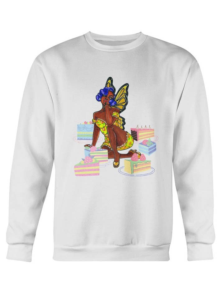 Dessert Fairy Sweatshirt for wholesale by D. Ridley Designs