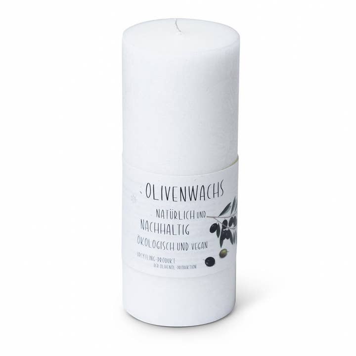 Sternkerze – wholesale Pelarljus – Cylinderljus av olivvax 23 cm / Ø 7 cm