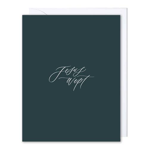 Jesus Wept Card for wholesale by Selah Paper