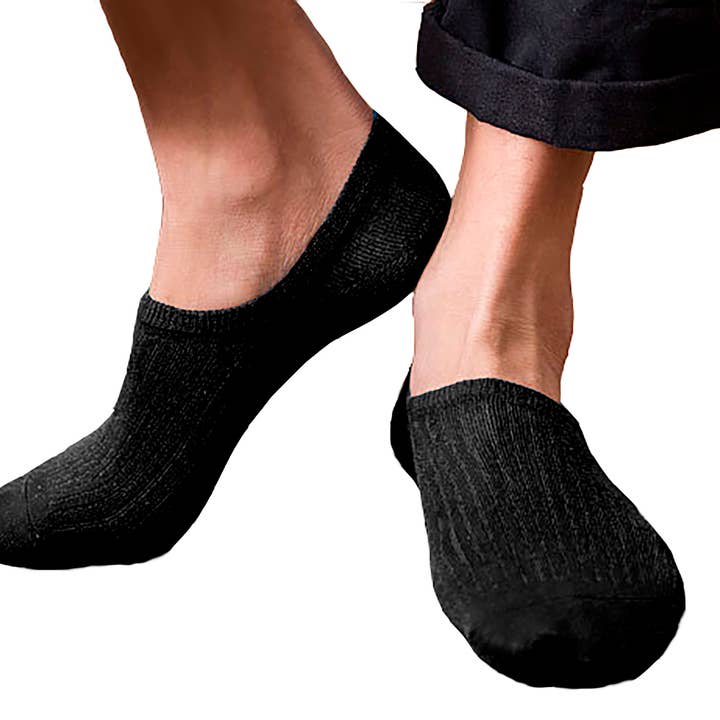 Ivedin - Wholesale Socks - Unisex - Non-Slip Invisible Cotton Socks Packs3
