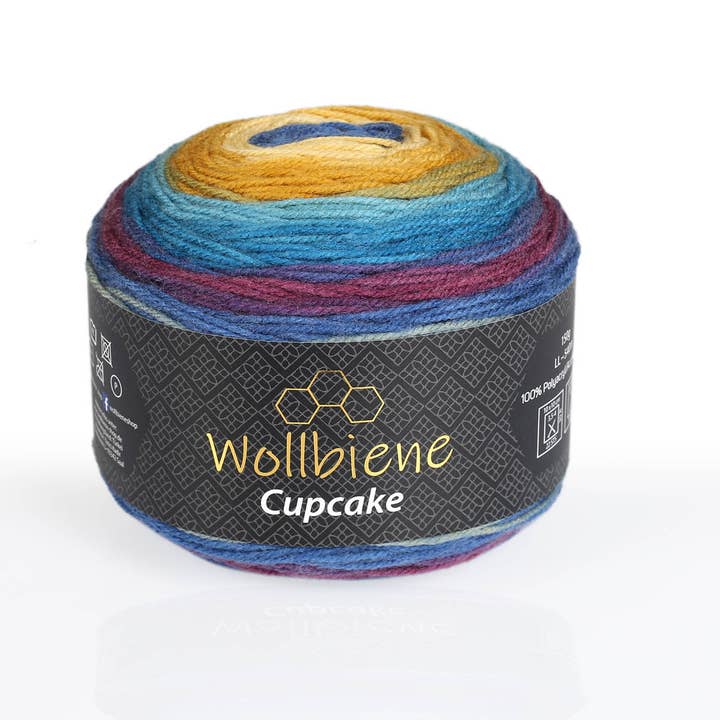 Wollbiene - Wholesale Yarn - woolen bee cupcake gradient wool knitting wool 150g6